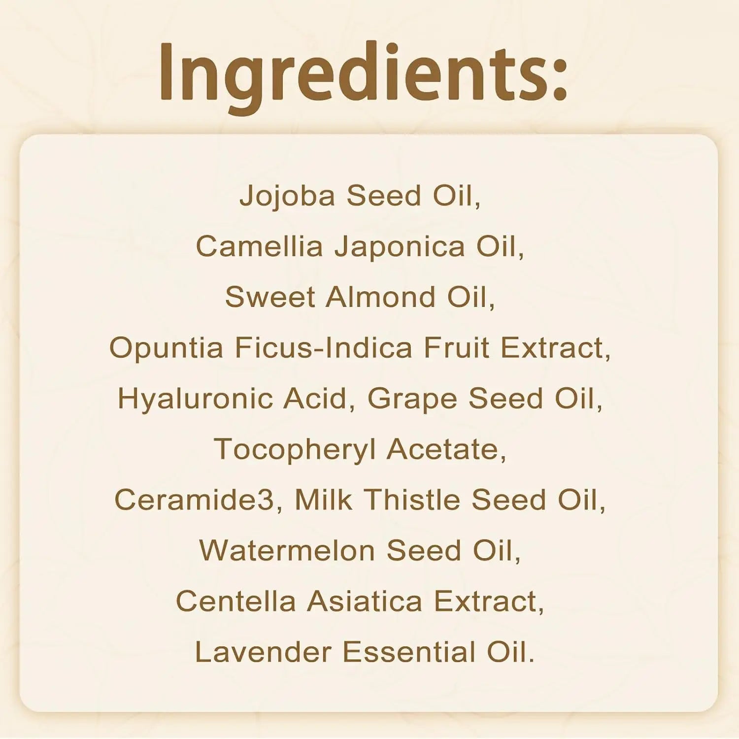 Natural Plant Nursing Oil 120ml for Skin and Hair Care