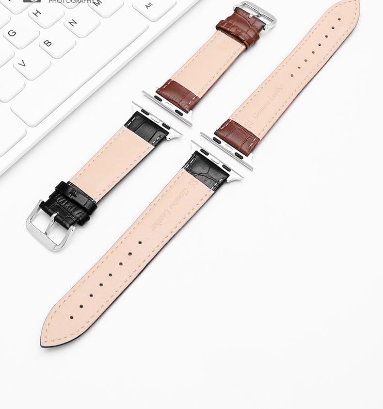 Smart Strap Buckle Leather Watch