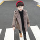 Fashion Boys’ Suede Padded Trench Coat