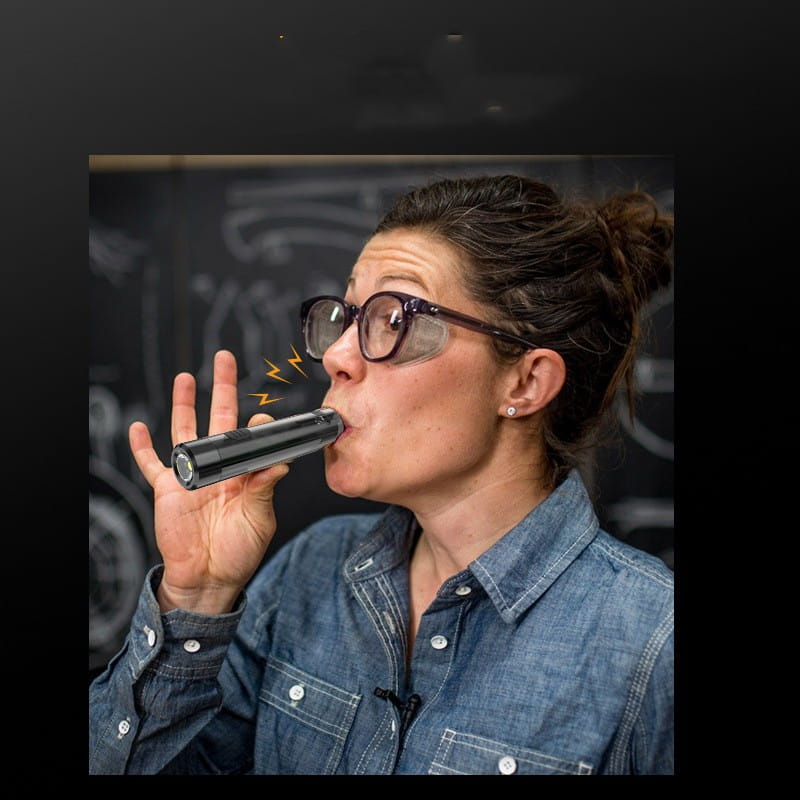 Strong Light Portable LED Outdoor Flashlight with Keychain and Rechargeable Battery