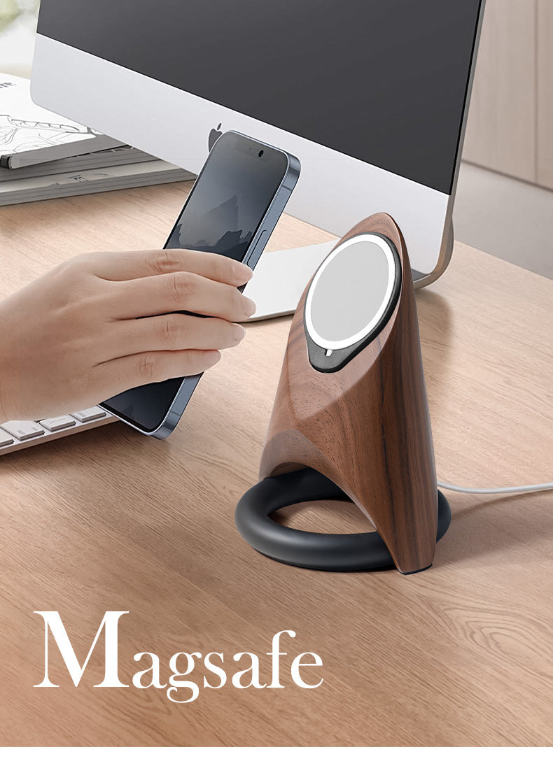 Creative Magsafe Magnetic Desktop Rack Wireless Charger - Magnetic Desktop Rack Wireless Charger for Phone Fun