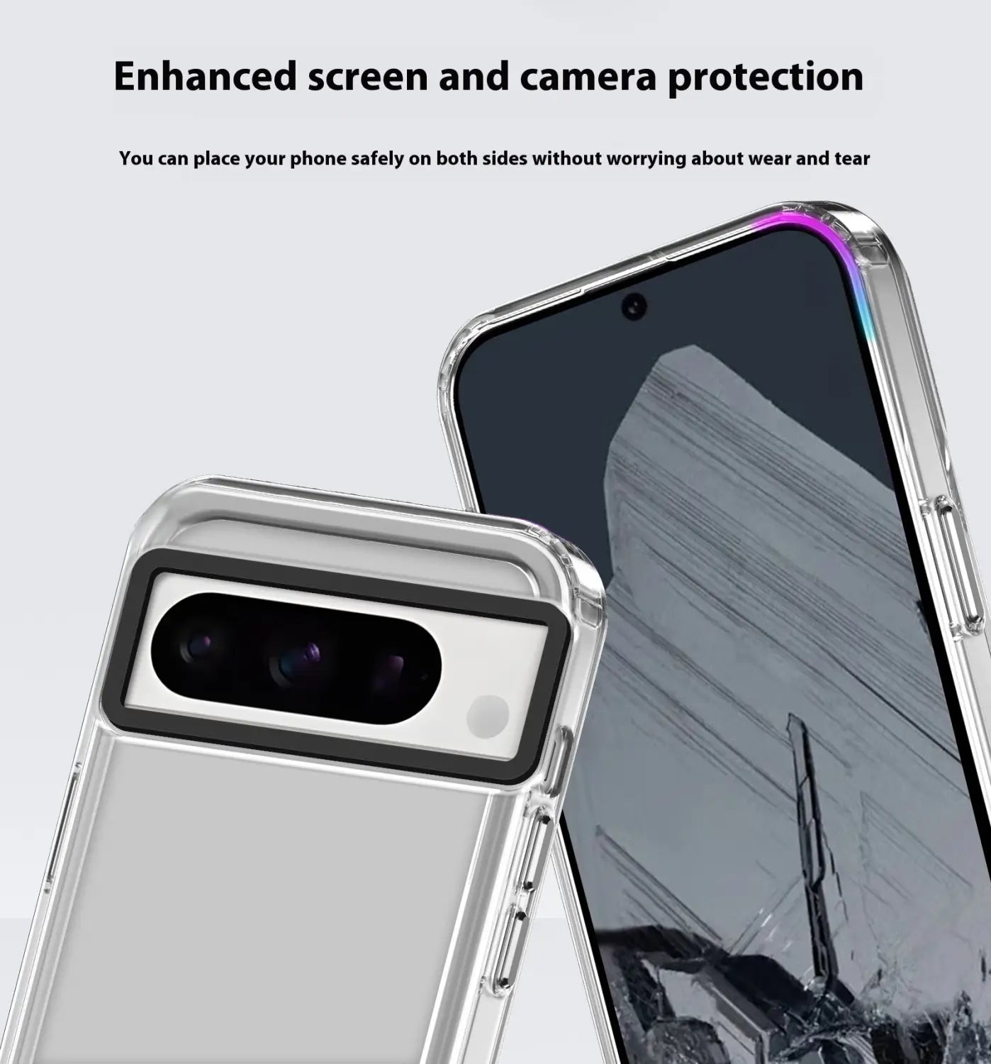 Ultra-thin High-permeability Anti-oxidation Non-yellow Four-corner Drop-resistant Protective Cover Phone Case