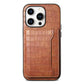 Card Pattern Leather Case Phone Case