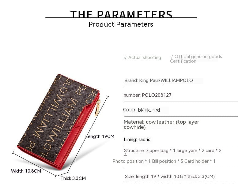 United States Genuine Leather Product with Polyester Lining for Daily