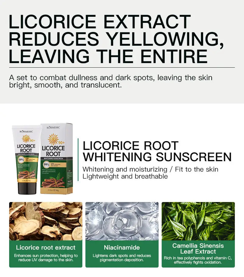 Skincare Series Of Licorice Root