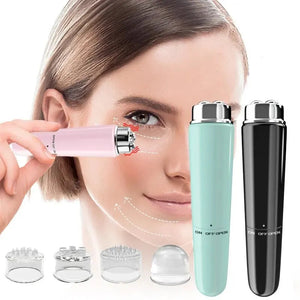 4 In 1 Electric Facial Massager Micro Vibration Eye Beauty Instrument For Relax Eye Dark Circles Eye Bags Puffiness Eye