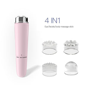 Electric Facial Massager Eye Beauty Instrument with Ultrasonic Vibration in Multiple Colors - Revitalize Your Eyes