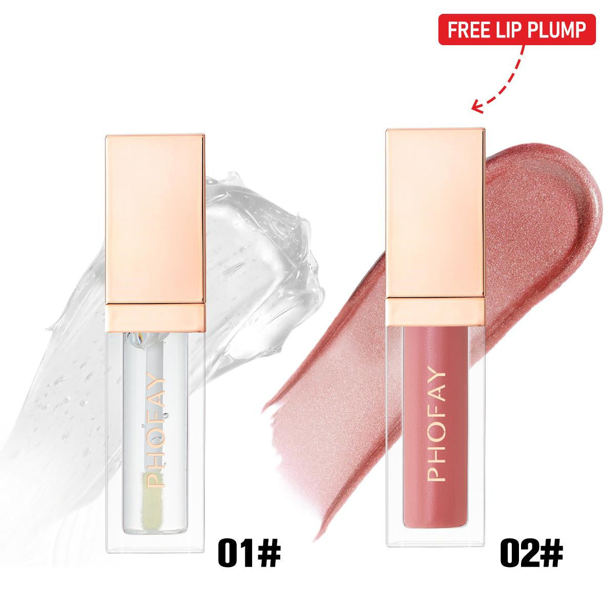 4-Pack Ultra-Glossy Lip Gloss Set for Charming High-Shine Lips - Teleplus lip gloss set