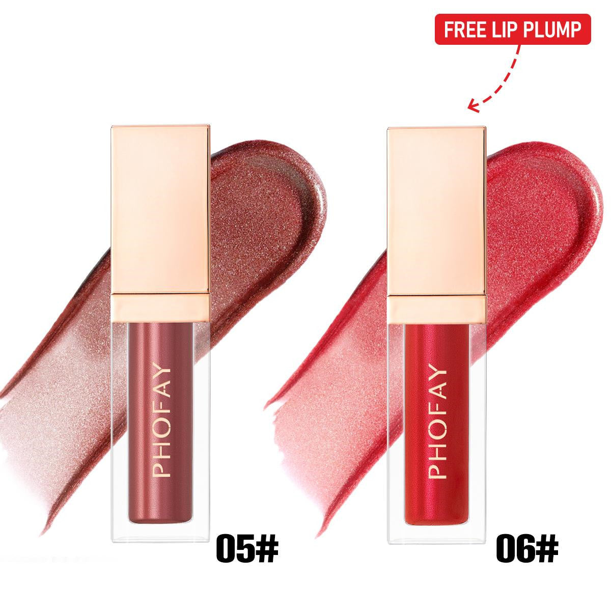 4-Pack Ultra-Glossy Lip Gloss Set for Charming High-Shine Lips - Teleplus lip gloss set