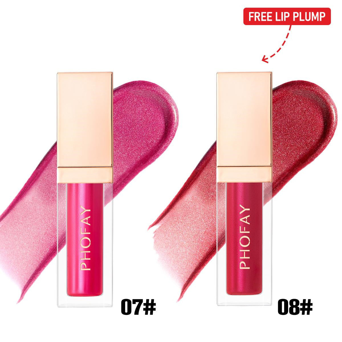 4-Pack Ultra-Glossy Lip Gloss Set for Charming High-Shine Lips - Teleplus lip gloss set