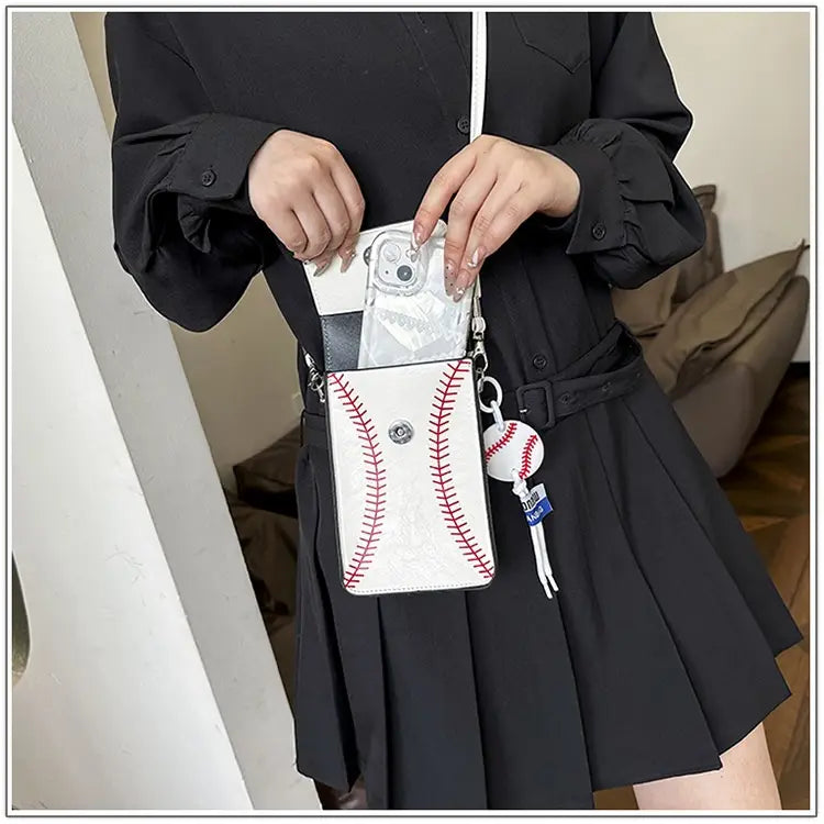 Fehér és sárga puha PU válltáska belső cipzárral