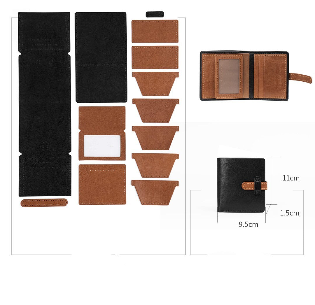 Card Real Cowhide Diy Handmade Bag Material Package Homemade - Cowhide Crafty Bag Material Package for DIY Style