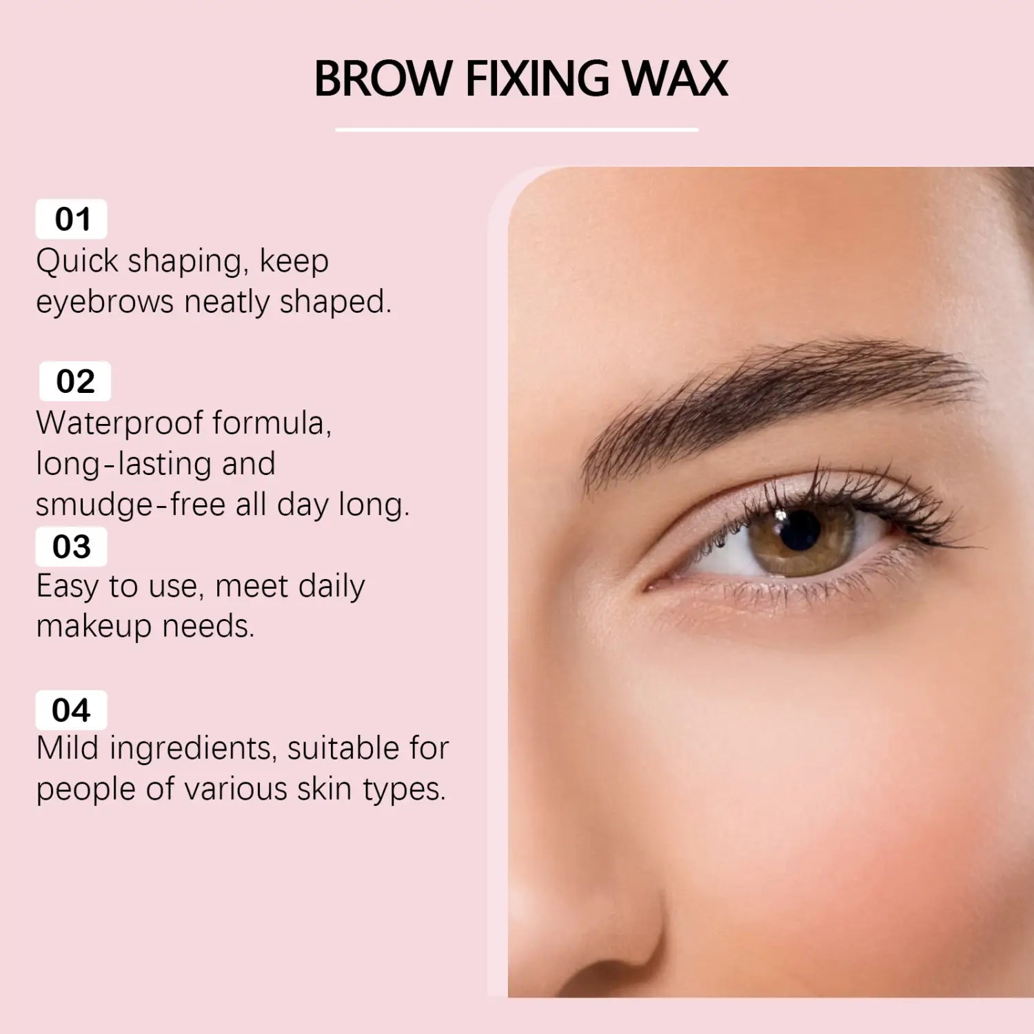 Eyebrow Modeling Wax for Shaping Lasting Makeup 10g with Flavors