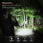 40W Black Battery Flashlight for Outdoor Camping Equipment and Long Shot Outdoors - Teleplus flashlight strong light