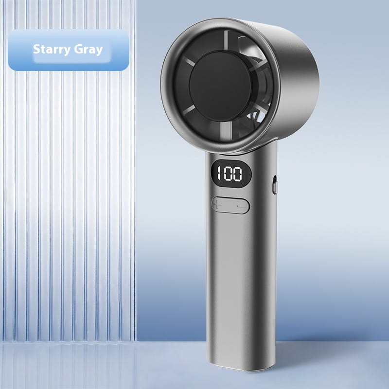 Infinitely Variable Handheld Fan with Powerful Speed and Brushless Motor