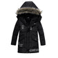 Winter Children’s Trendy Cotton-padded Jacket Mid-length Letter Cotton-padded Coat