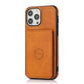 Leather Case Card Insertion Magnetic Wallet Protection Case Phone Case