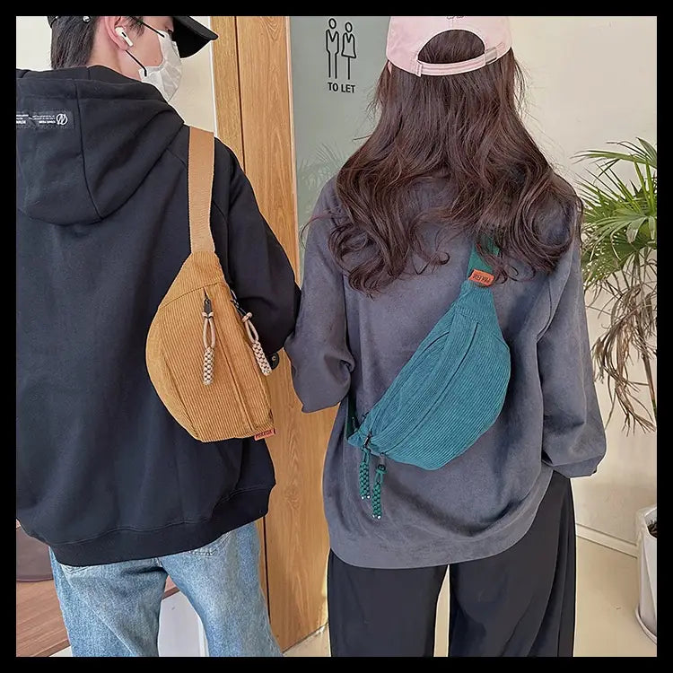 Casual Crossbody Shoulder Bag with Preppy Style and Polyester Lining