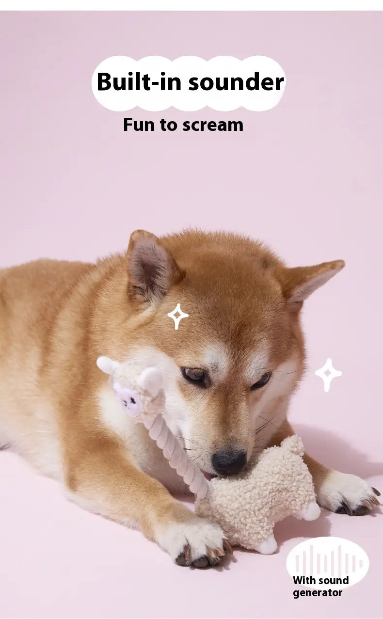 Magic Animal Cat Teaser Alpaca Pehmo -lelu Interactive Teasing Stick