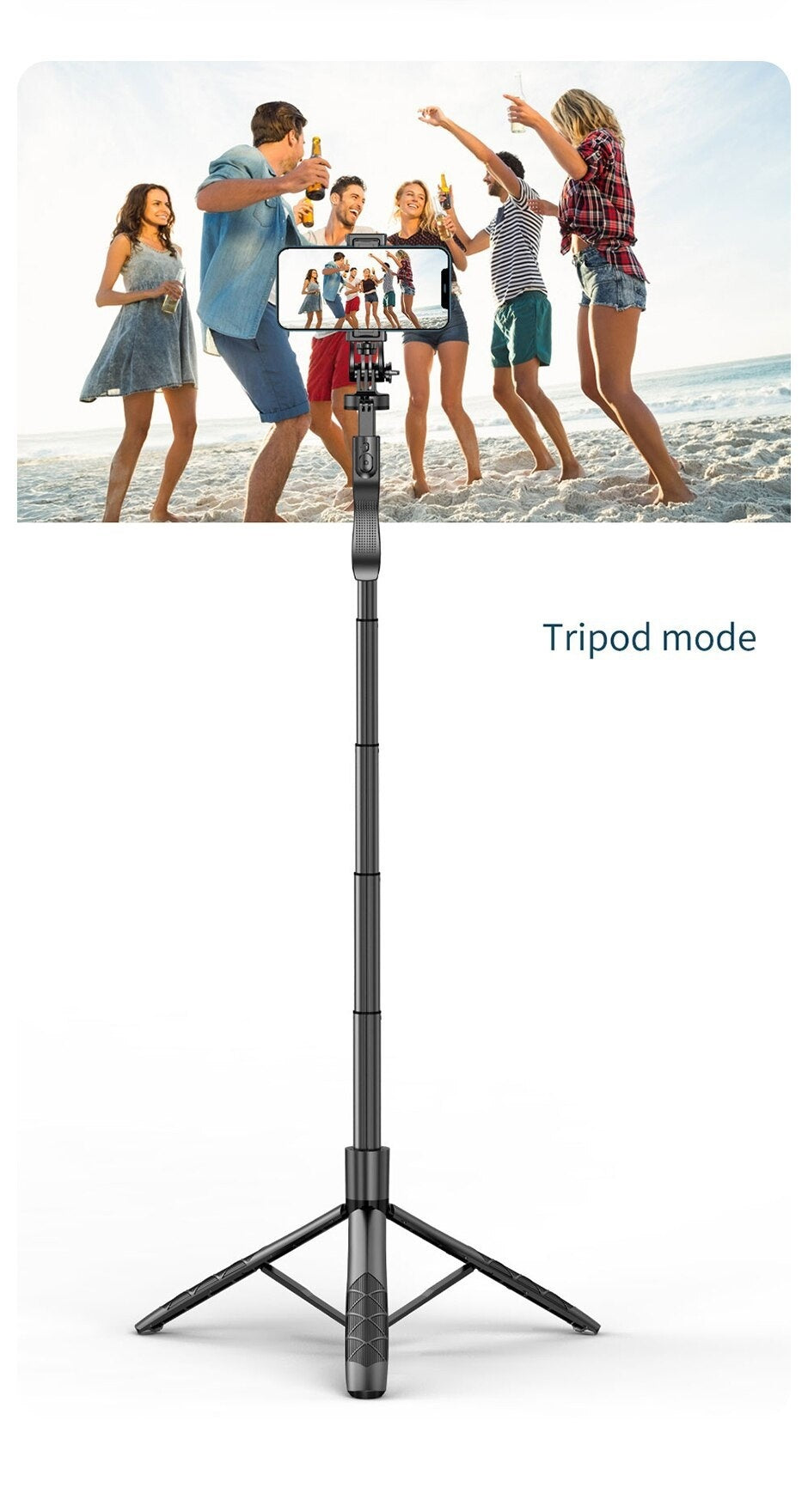 Cross-border Selfie Stick Double Fill Light Bluetooth-compatible Handheld Stabilizer Floor Telescopic Rod Stand