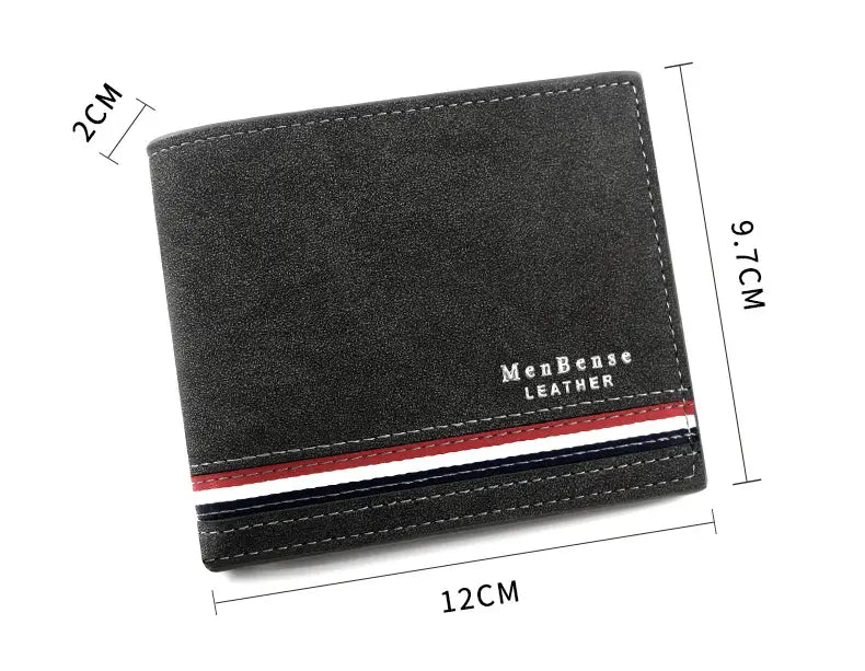 PU Leather Wallet with Card Slots and Zipper Compartment for United States CHF Buyers