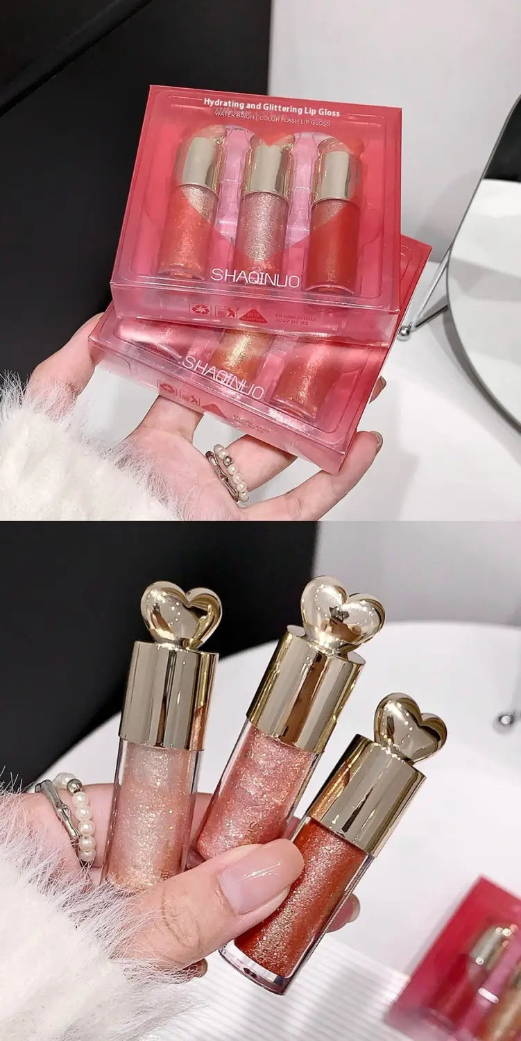 Set hidratant Lip Lip Set Hydrating Tint Cherry Blossom Peach Penal