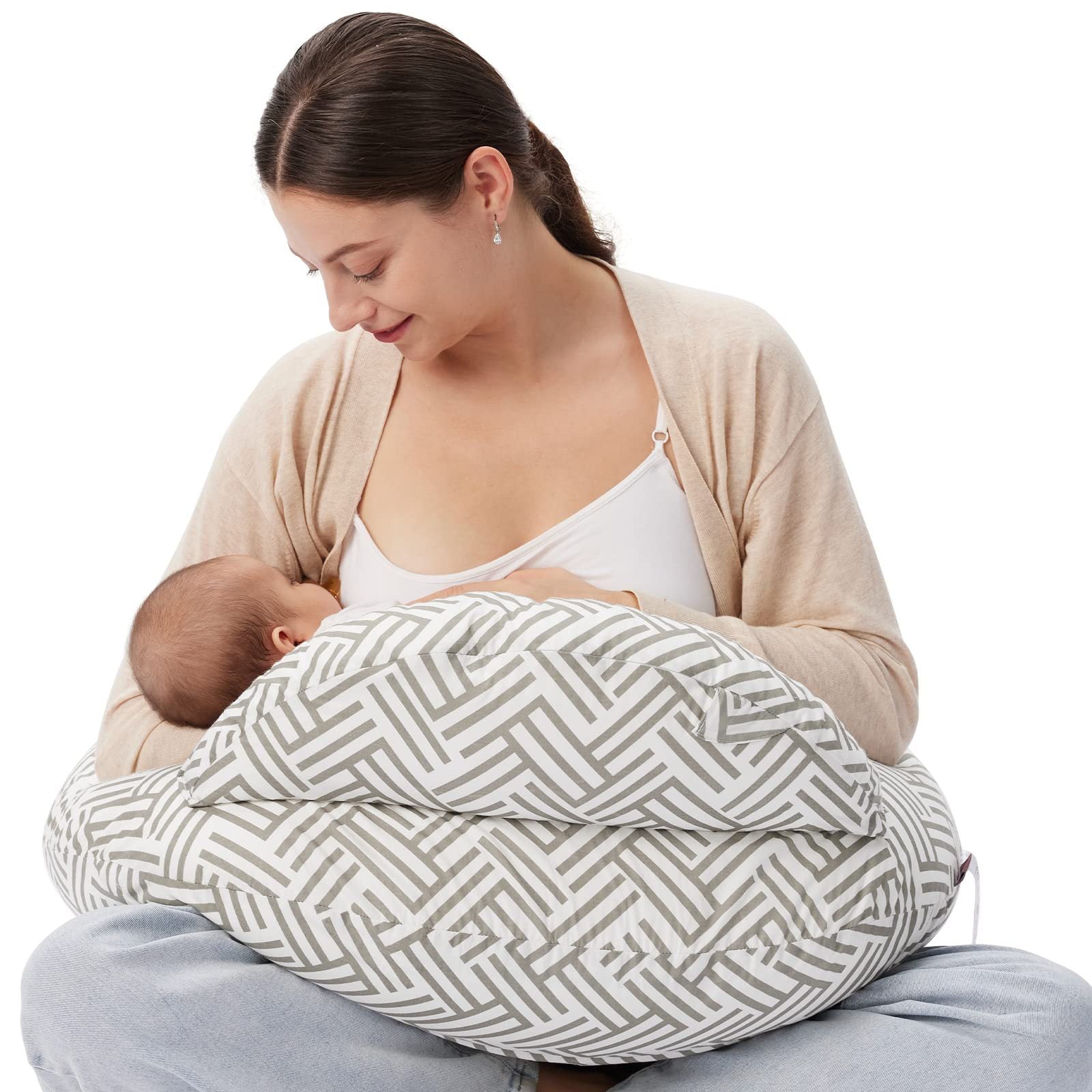 Breastfeed Pillow Baby Pillow Nursing Pillow Multifunctional Removable - Snuggle Up with Our Sky Blue Baby Pillow