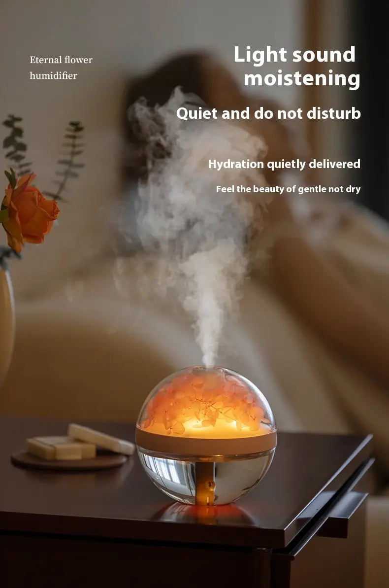 Small Bedroom Desktop Humidifier Mini Portable Quiet Atomization with Built-in Battery