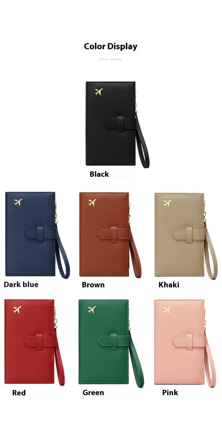 Waterproof Leather Wallet for Men and Women with RFID Blocking Protection