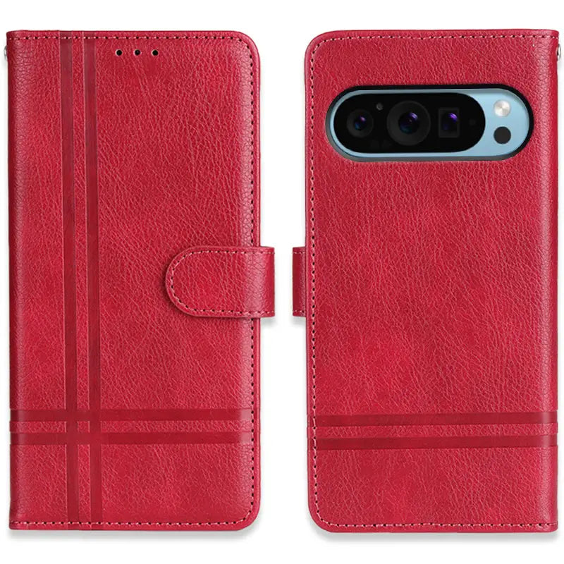 Embossed Flip Business Card Wallet Protective Cover