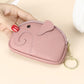 Female Creative Keychain Cartoon Elephant Wallet - Quirky Elephant Wallet for the Creative Woman