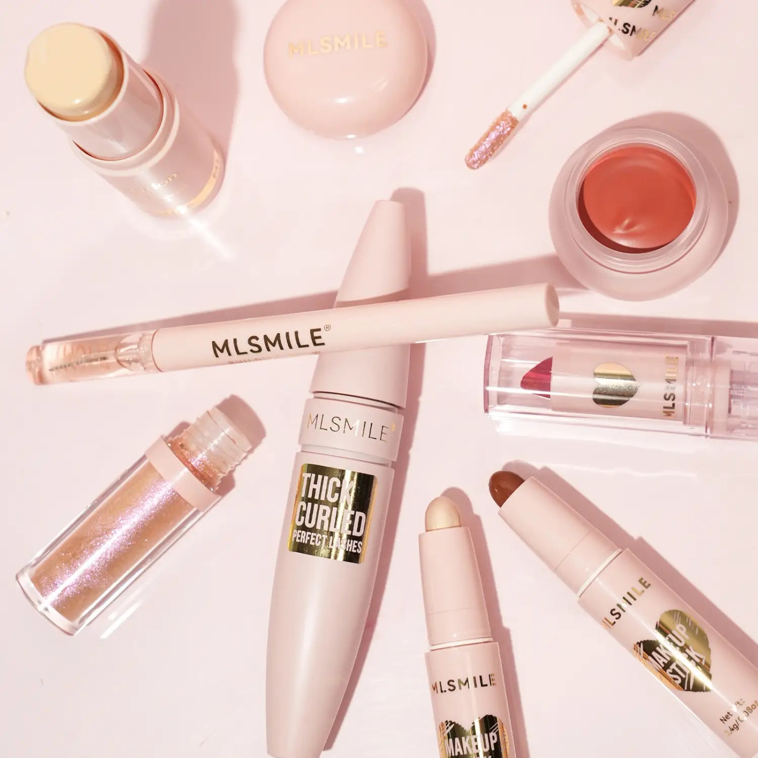 Face Makeup Cosmetic Bag with Suit and Shelf for Organized Storage