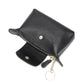 Women’s Soft Genuine Leather Handbag Type Solid Color Simple Zipper Short Coin Purse - Genuine Leather Coin Purse