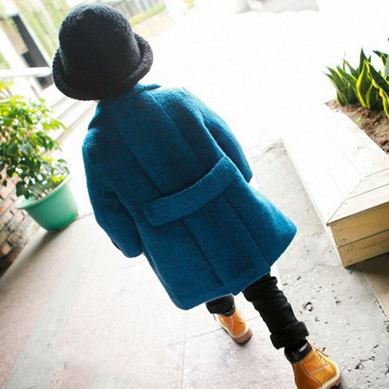 Boy’s woolen coat children Korean version