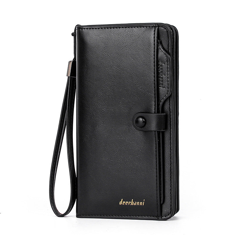 Men’s Portable Wallet Long Zipper Multi Function - Zipper Wallet for Men with Card Slot and Style