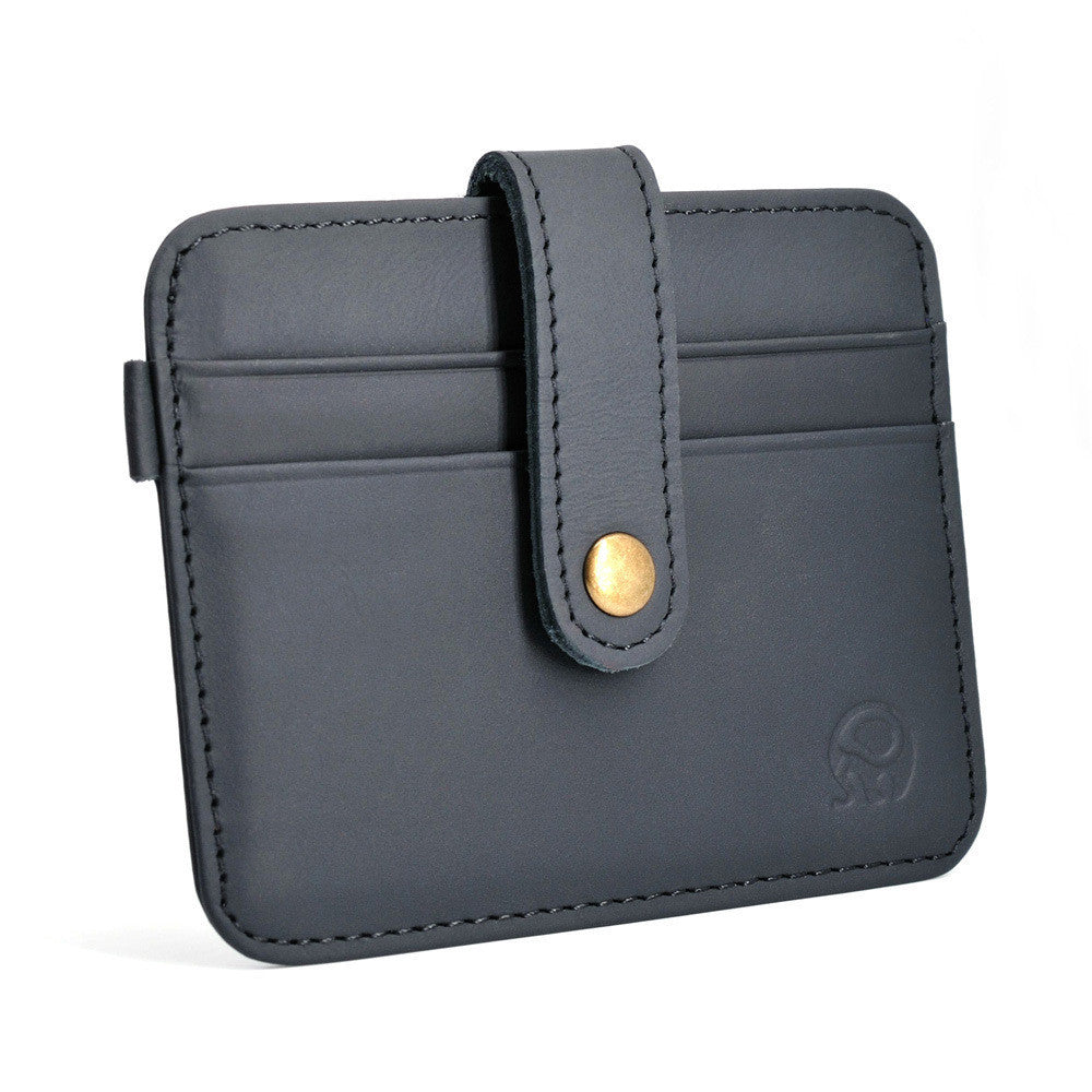 Short Leather Driving Id Card With Pocket Wallet - Short Leather Driving ID Wallet for Stylish Chaos