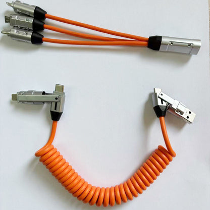 240W Spring Telescopic Fast Charge Data Cable - Need Speed Grab the 240W Spring Data Cable