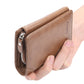 Wallet Men’s Short Korean Version Of The Vertical Multi-card Position Three-fold Small Wallet Thin Buckle Coin Purse