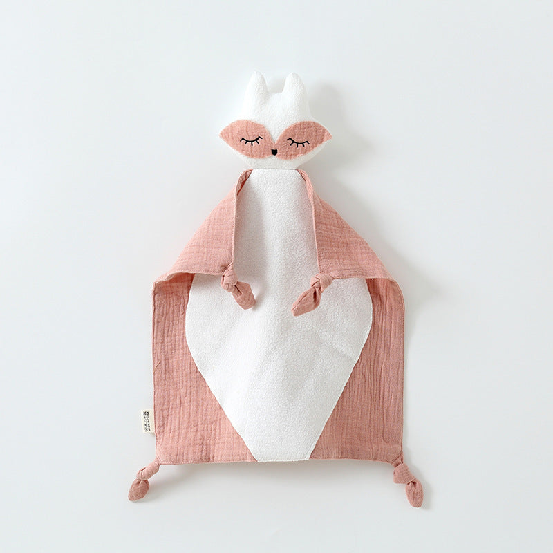 Pure Cotton Baby Soothing Towel - Soft as a Fox Baby Towel for Soothing Snuggles