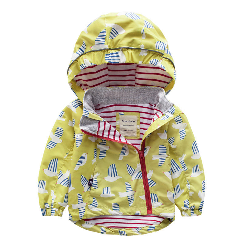 Children’s hooded trench coat