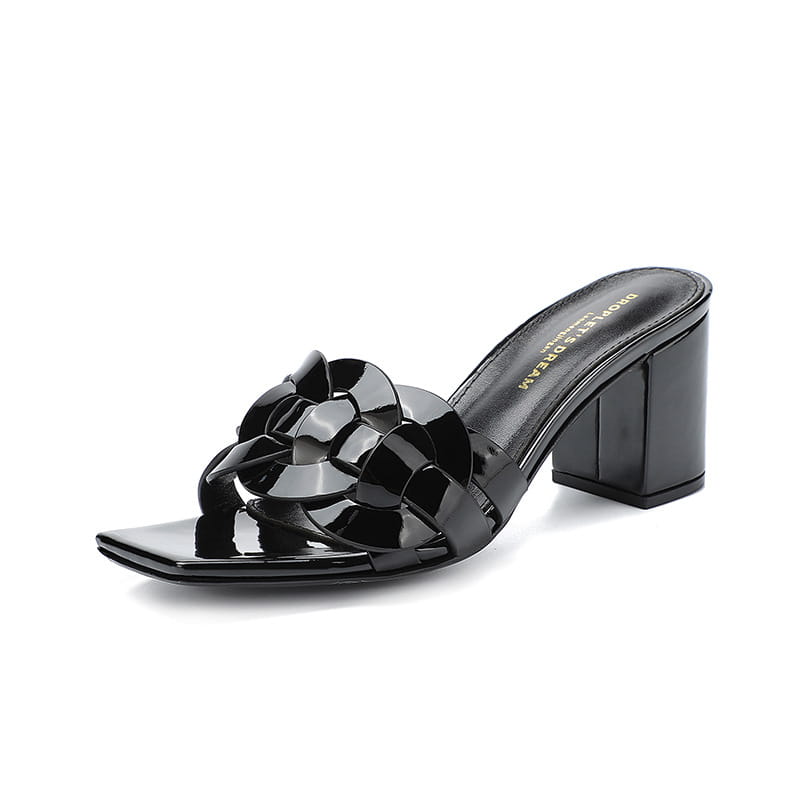 Sheepskin Toe Holder Fish Mouth Sandals for Women Men in Multiple Colors