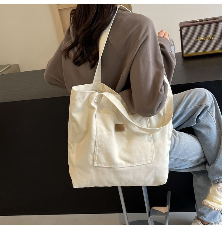 Sac vertical carré de valise de voyage en toile avec organisateur d'emballage à fermeture éclair