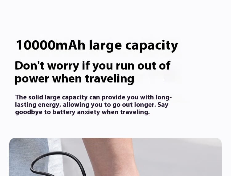 Banc Cumhachta Iniompartha 10000Mah USB A1245 Pacáiste Battery Dlúth Muirearú Fast