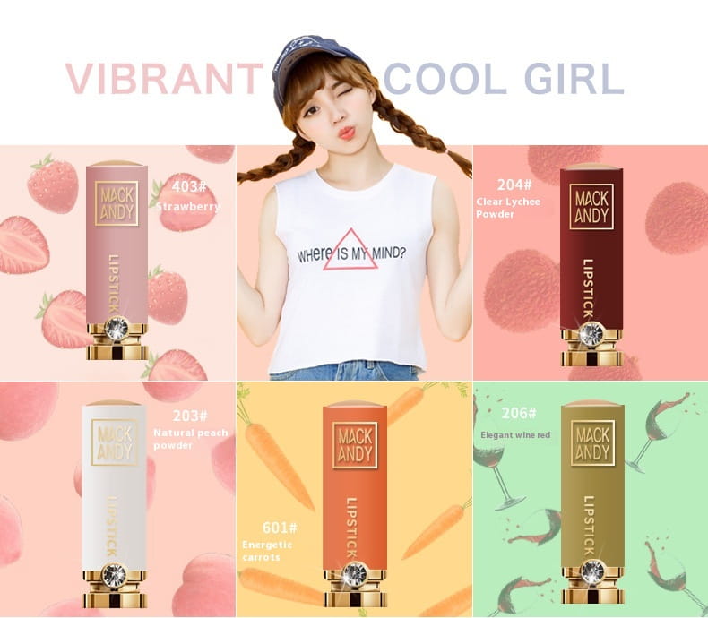 Matte Lipstick Set 5 Colors Long Lasting Waterproof Makeup for All Skin Tones