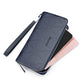 Men’s Long Clutch Polyester Wallet - Manly Clutch Wallet for Chasing Cash and Style