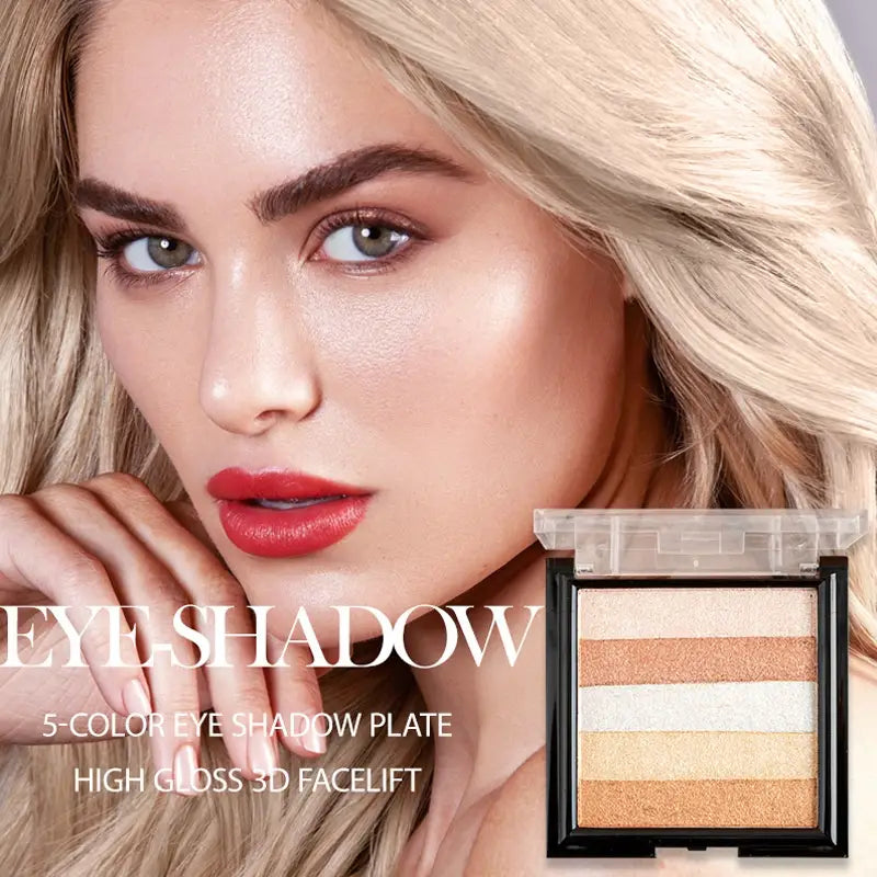 Natural Eye Shadow Plate Six Universal Shades Long Lasting Makeup Palette