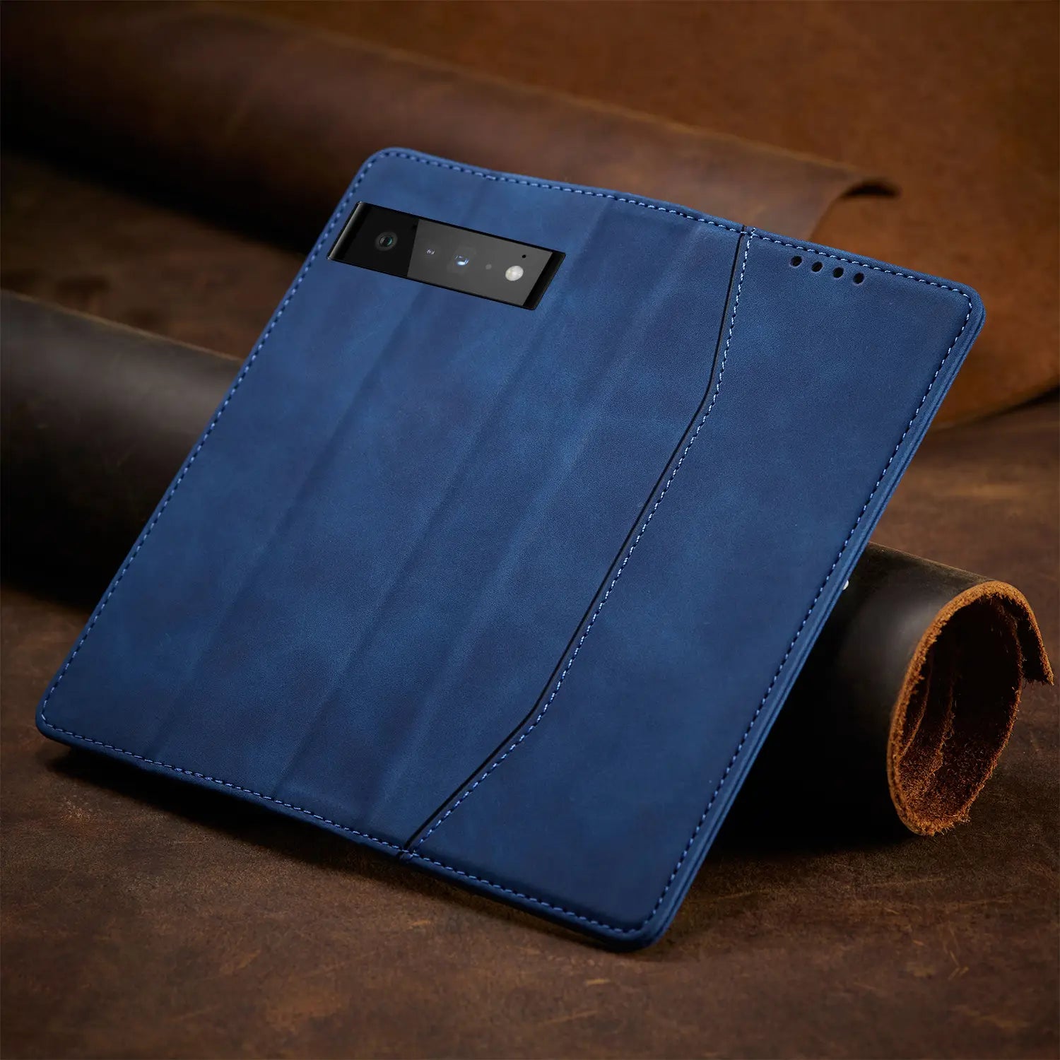 Mobile Phone Leather Case Magnetic Flip Cover