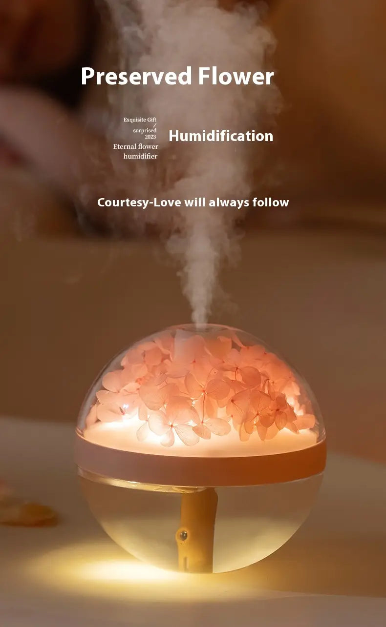 Small Bedroom Desktop Humidifier Mini Portable Quiet Atomization with Built-in Battery