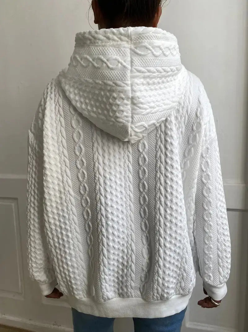 Women’s Long Sleeve Pullover Sweatshirt Colorful Oversized Polyester Top