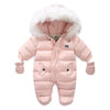 Baby Kids Jumpsuit Jas met Handschoenen  - Roze